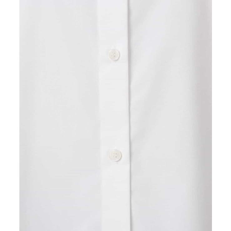 コットン混ベーシックシャツ（無地）/接触冷感/防シワ/洗える | MK MICHEL KLEIN | 詳細画像60 