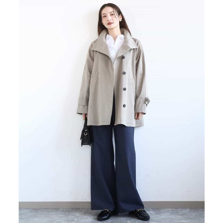 コットン混ベーシックシャツ（無地）/接触冷感/防シワ/洗える | MK MICHEL KLEIN | 詳細画像9 