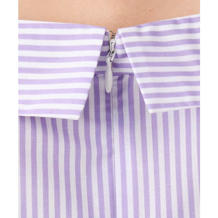 ロールネック ギャザースリーブブラウス/接触冷感/洗える | MK MICHEL KLEIN | 詳細画像3 