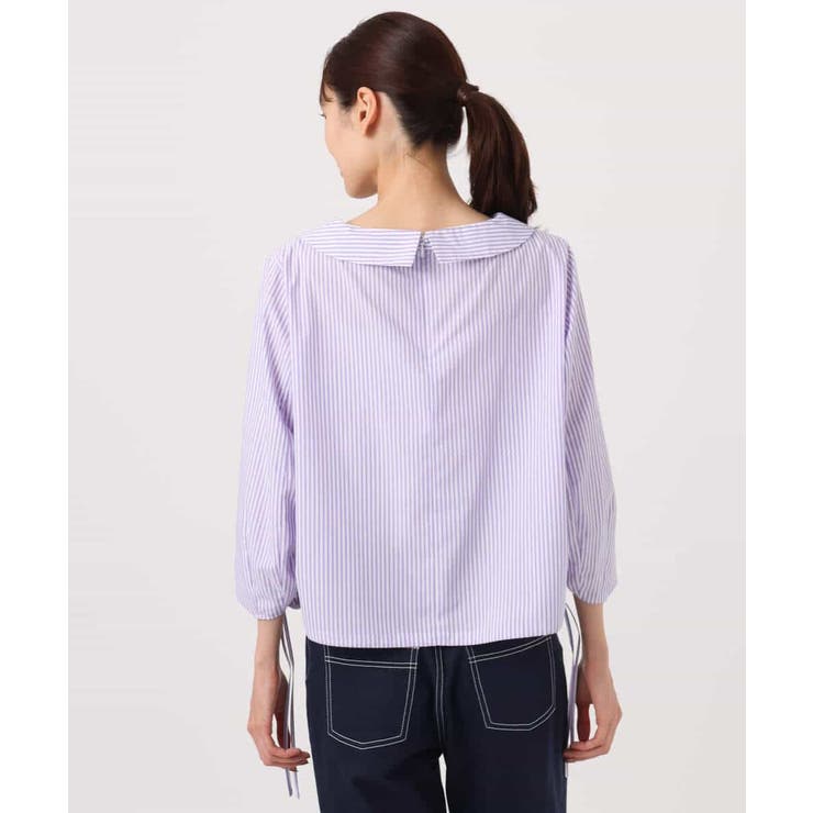 ロールネック ギャザースリーブブラウス/接触冷感/洗える | MK MICHEL KLEIN | 詳細画像34 