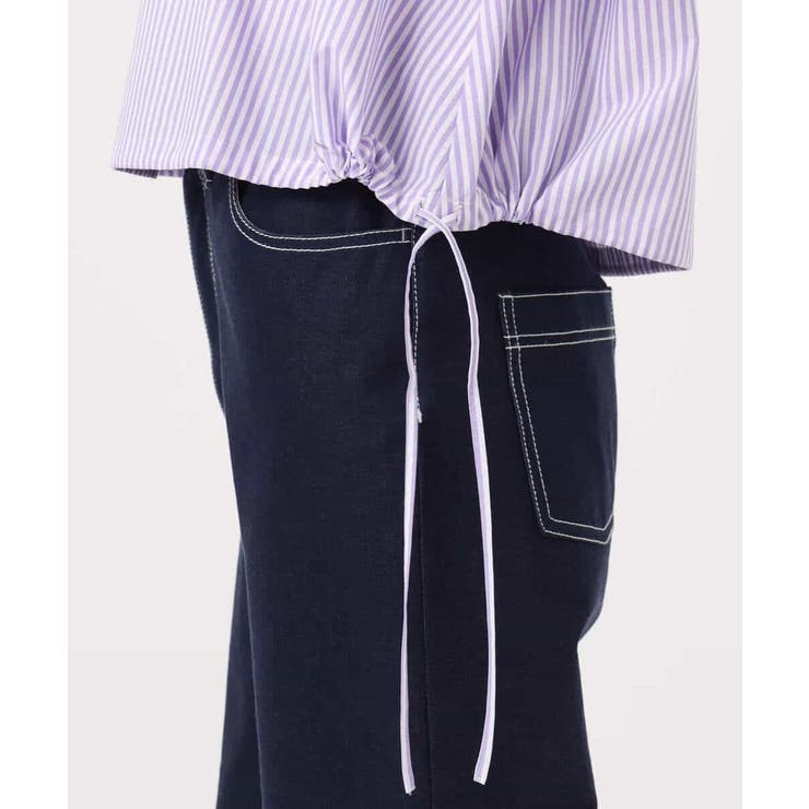 ロールネック ギャザースリーブブラウス/接触冷感/洗える | MK MICHEL KLEIN | 詳細画像6 