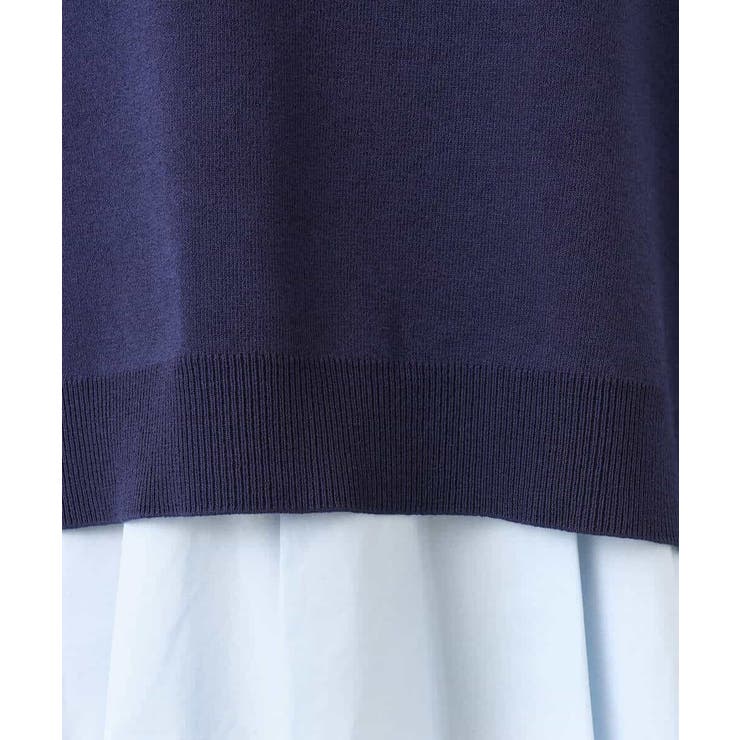 キャンディースリーブブラウス×ニットベスト ツインセット/洗える | MK MICHEL KLEIN | 詳細画像20 