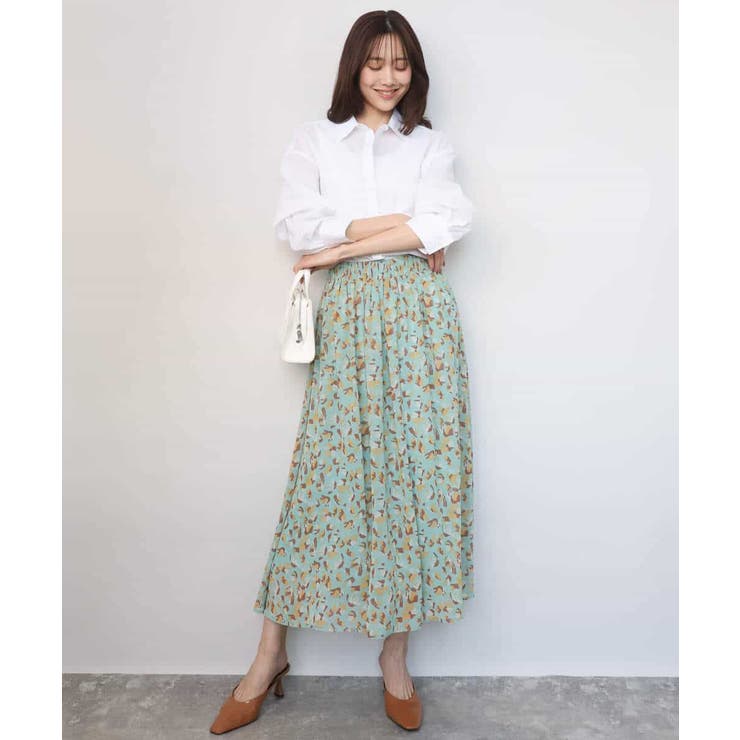 リネン混カラーシャツブラウス/接触冷感/洗える | MK MICHEL KLEIN | 詳細画像11 