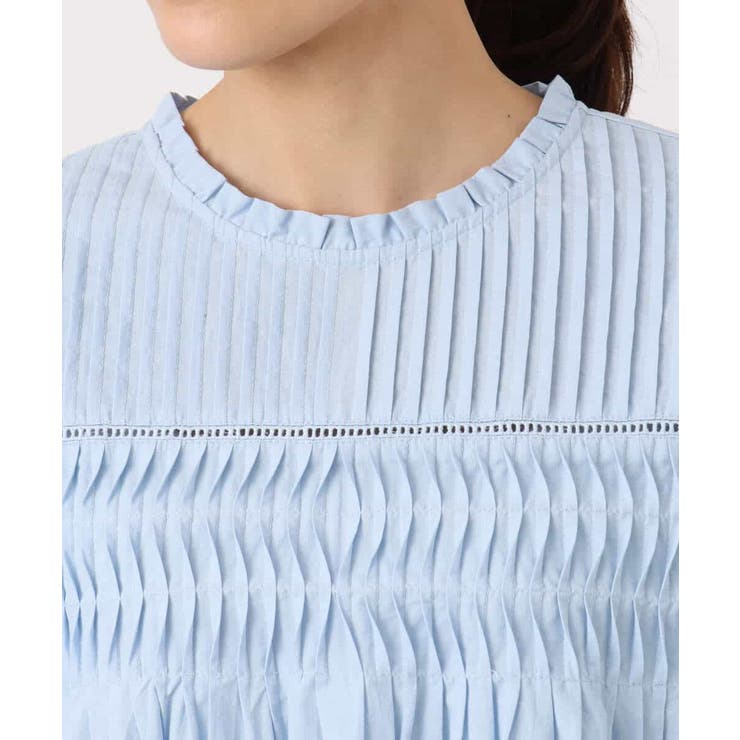 コットンピンタックチュニックブラウス/洗える | MK MICHEL KLEIN | 詳細画像13 