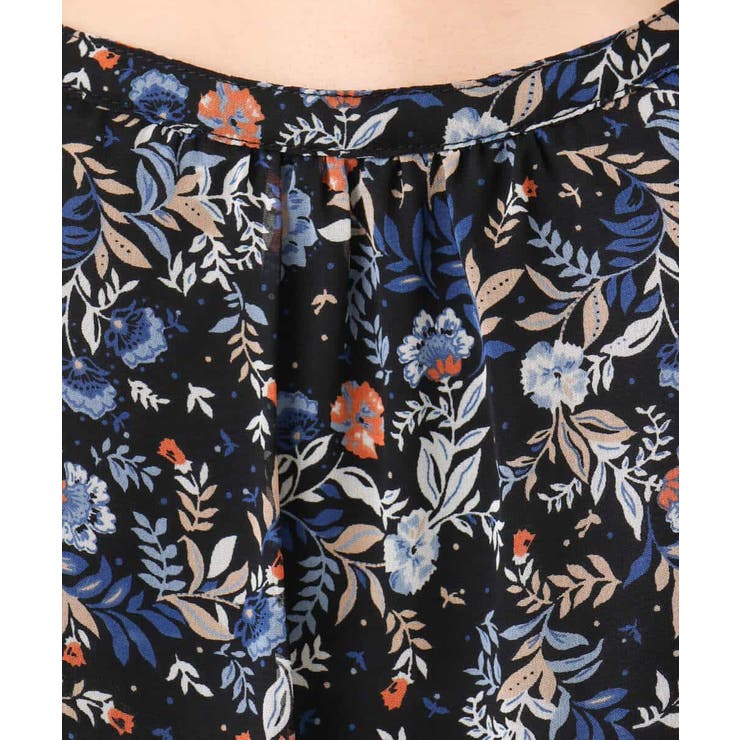 フラワードットプリントシフォンブラウス/洗える | MK MICHEL KLEIN | 詳細画像20 