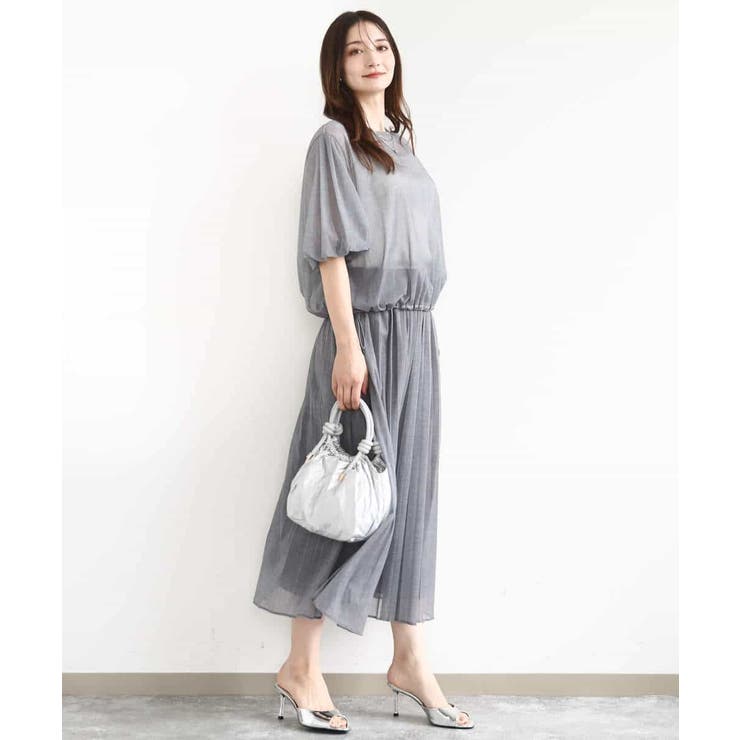 デニム調シアーブラウス/洗える | MK MICHEL KLEIN | 詳細画像10 