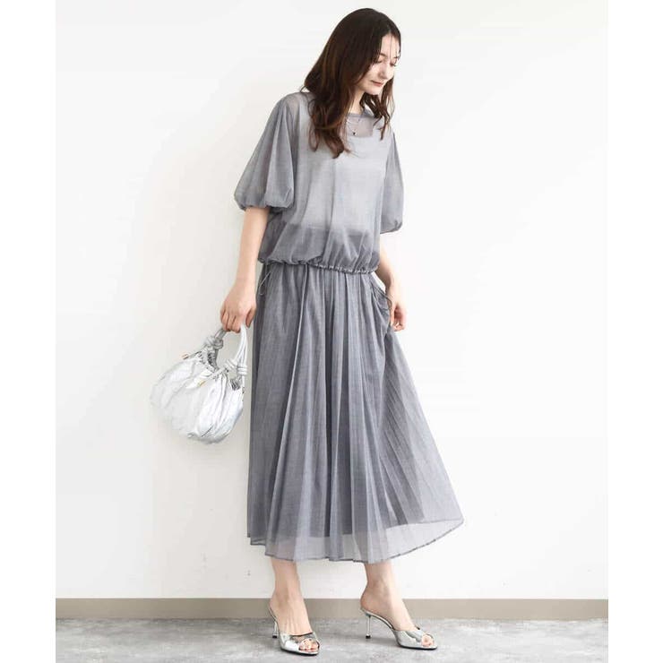 デニム調シアーブラウス/洗える | MK MICHEL KLEIN | 詳細画像11 