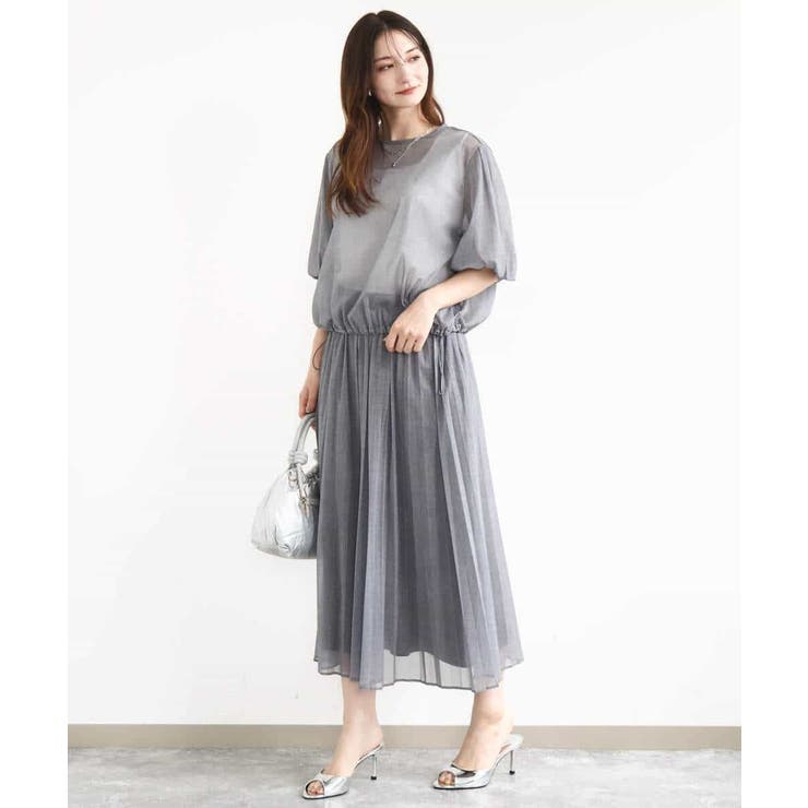 デニム調シアーブラウス/洗える | MK MICHEL KLEIN | 詳細画像12 