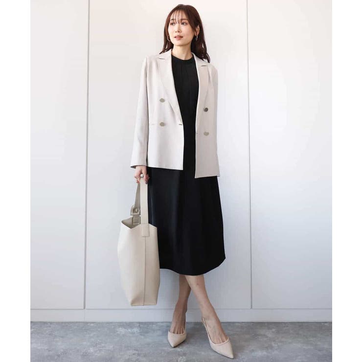 リネンライク ダブルブレストジャケット/洗える | MK MICHEL KLEIN | 詳細画像21 