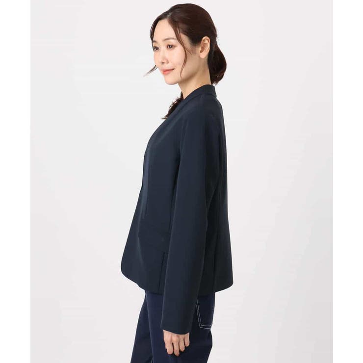 ダブルクロス カラーレスジャケット/セットアップ対応/洗える | MK MICHEL KLEIN | 詳細画像11 