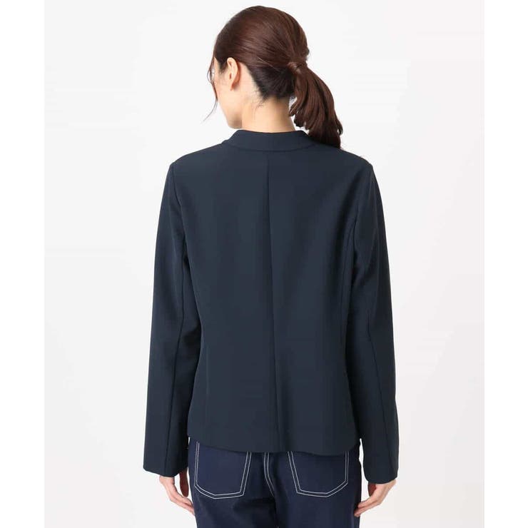 ダブルクロス カラーレスジャケット/セットアップ対応/洗える | MK MICHEL KLEIN | 詳細画像12 