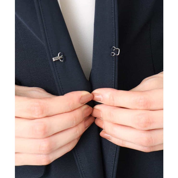 ダブルクロス カラーレスジャケット/セットアップ対応/洗える | MK MICHEL KLEIN | 詳細画像17 