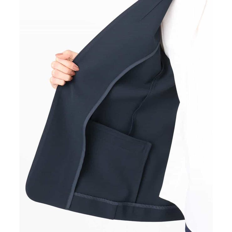 ダブルクロス カラーレスジャケット/セットアップ対応/洗える | MK MICHEL KLEIN | 詳細画像18 