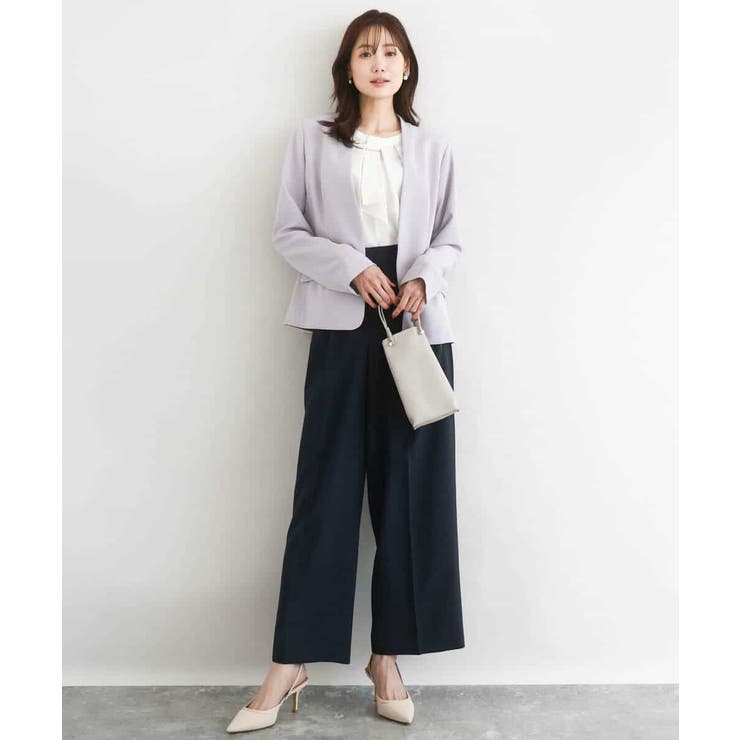 ダブルクロス カラーレスジャケット/セットアップ対応/洗える | MK MICHEL KLEIN | 詳細画像3 