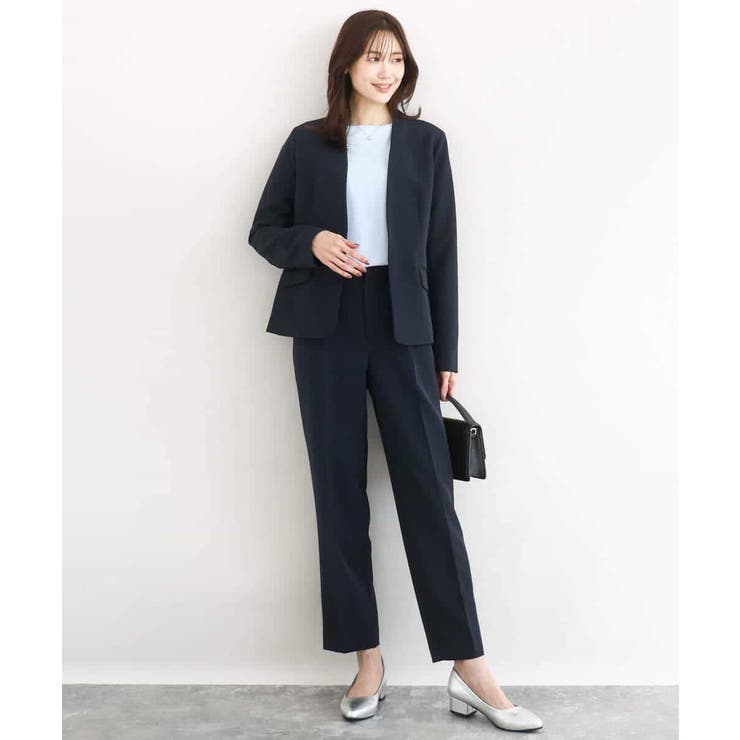 ダブルクロス カラーレスジャケット/セットアップ対応/洗える | MK MICHEL KLEIN | 詳細画像7 