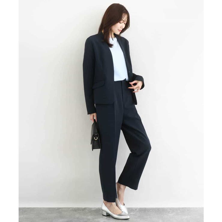 ダブルクロス カラーレスジャケット/セットアップ対応/洗える | MK MICHEL KLEIN | 詳細画像9 