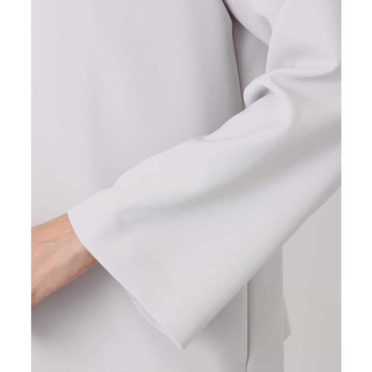 ダブルクロス テントラインノーカラージャケット セットアップ対応 | MK MICHEL KLEIN | 詳細画像14 