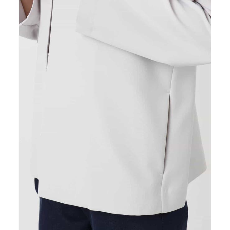 ダブルクロス テントラインノーカラージャケット セットアップ対応 | MK MICHEL KLEIN | 詳細画像16 