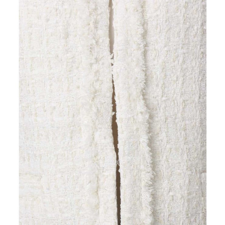 ノーカラーファンシーツイードジャケット/セットアップ対応/洗える | MK MICHEL KLEIN | 詳細画像14 