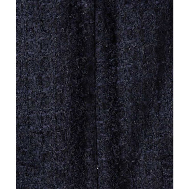 ノーカラーファンシーツイードジャケット/セットアップ対応/洗える | MK MICHEL KLEIN | 詳細画像18 