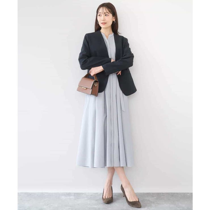 ドライタッチストレッチ カラーレスジャケット/イージーケア/洗える | MK MICHEL KLEIN | 詳細画像10 