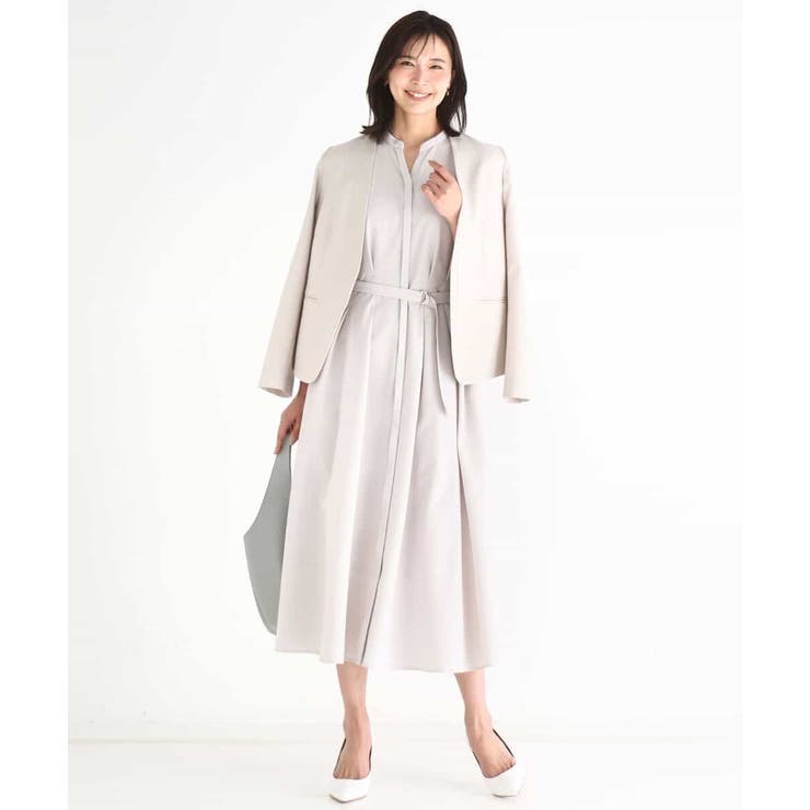 ドライタッチストレッチ カラーレスジャケット/イージーケア/洗える | MK MICHEL KLEIN | 詳細画像16 