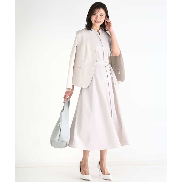 ドライタッチストレッチ カラーレスジャケット/イージーケア/洗える | MK MICHEL KLEIN | 詳細画像18 