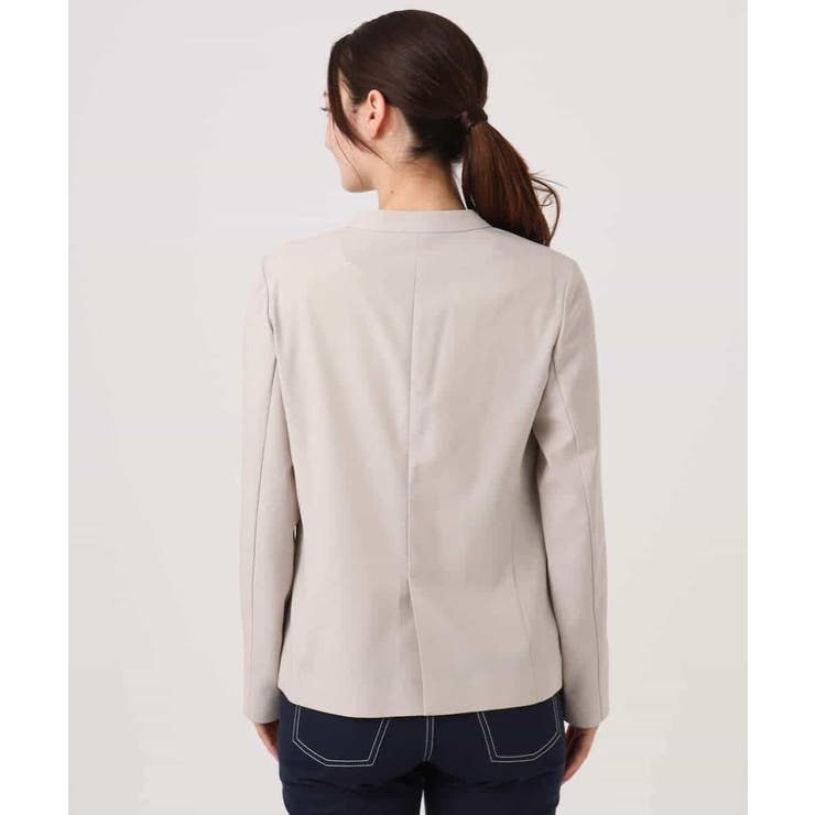 ドライタッチストレッチ カラーレスジャケット/イージーケア/洗える | MK MICHEL KLEIN | 詳細画像23 