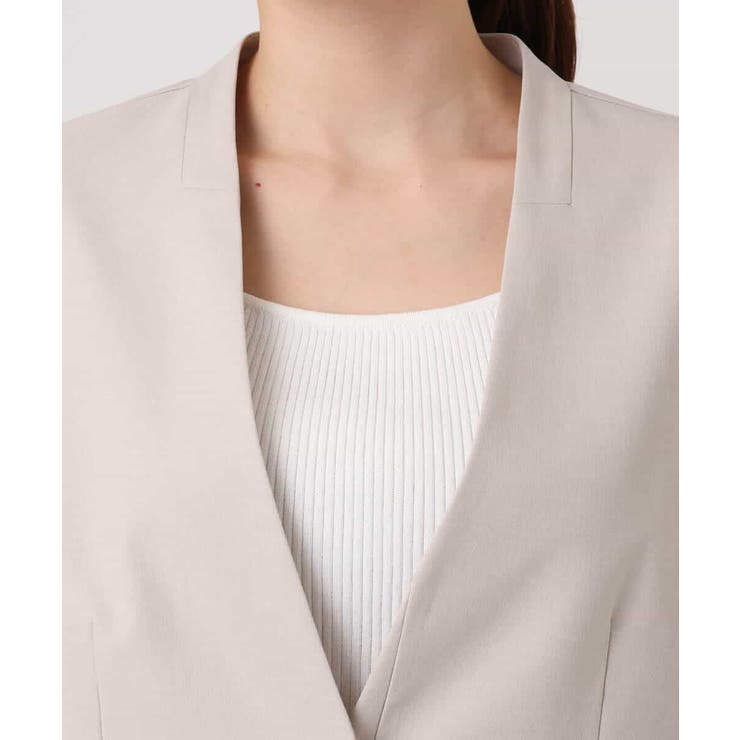 ドライタッチストレッチ カラーレスジャケット/イージーケア/洗える | MK MICHEL KLEIN | 詳細画像24 