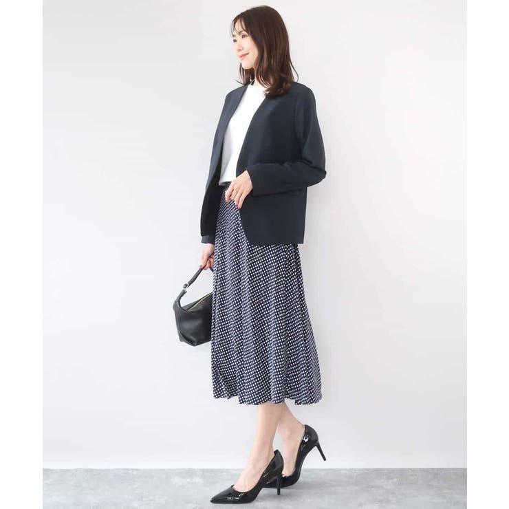 ドライタッチストレッチ カラーレスジャケット/イージーケア/洗える | MK MICHEL KLEIN | 詳細画像3 