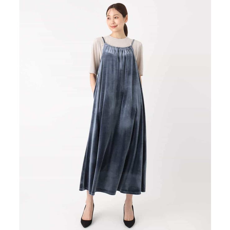 スノーベロア ショルダーストラップワンピース/洗える | MK MICHEL KLEIN | 詳細画像31 