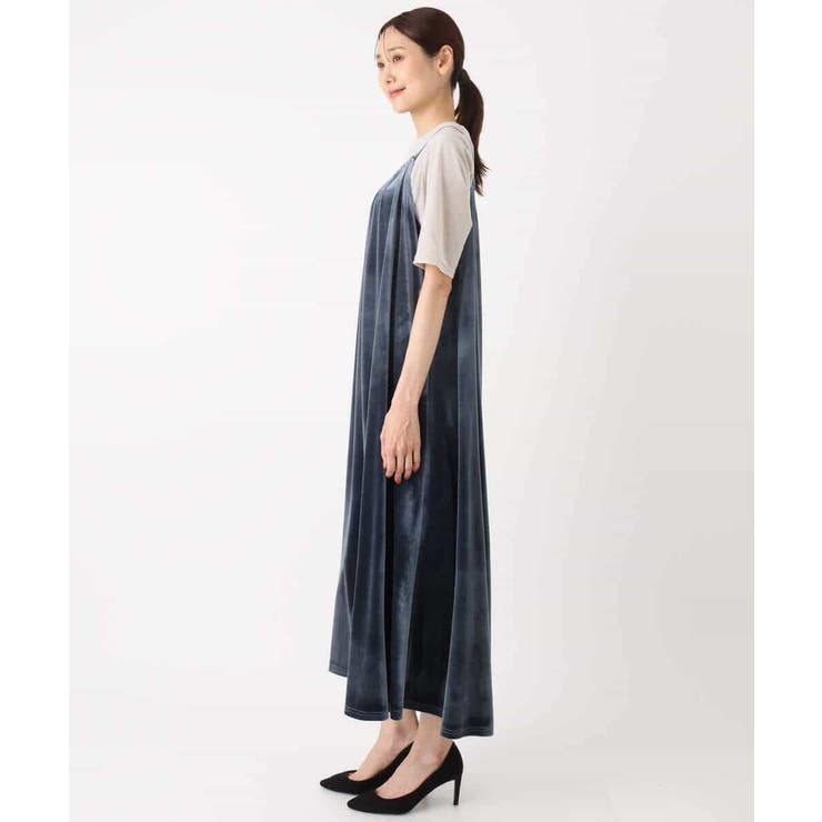 スノーベロア ショルダーストラップワンピース/洗える | MK MICHEL KLEIN | 詳細画像32 