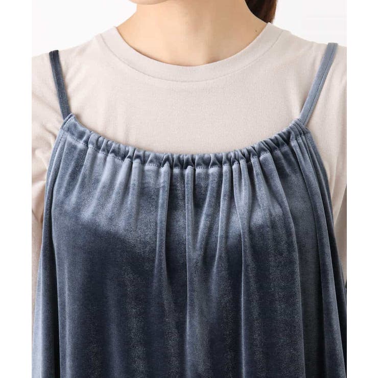 スノーベロア ショルダーストラップワンピース/洗える | MK MICHEL KLEIN | 詳細画像34 