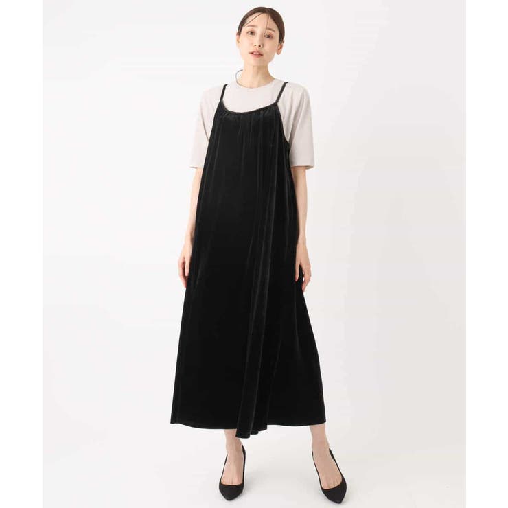 スノーベロア ショルダーストラップワンピース/洗える | MK MICHEL KLEIN | 詳細画像40 