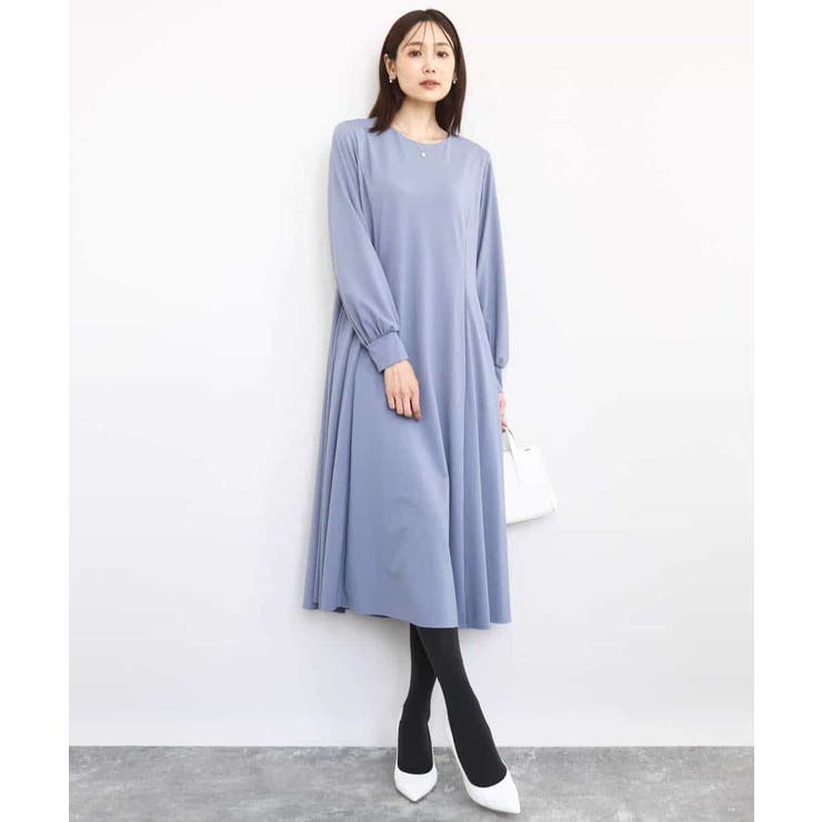 ツイルジャージーワンピース/洗える | MK MICHEL KLEIN | 詳細画像10 