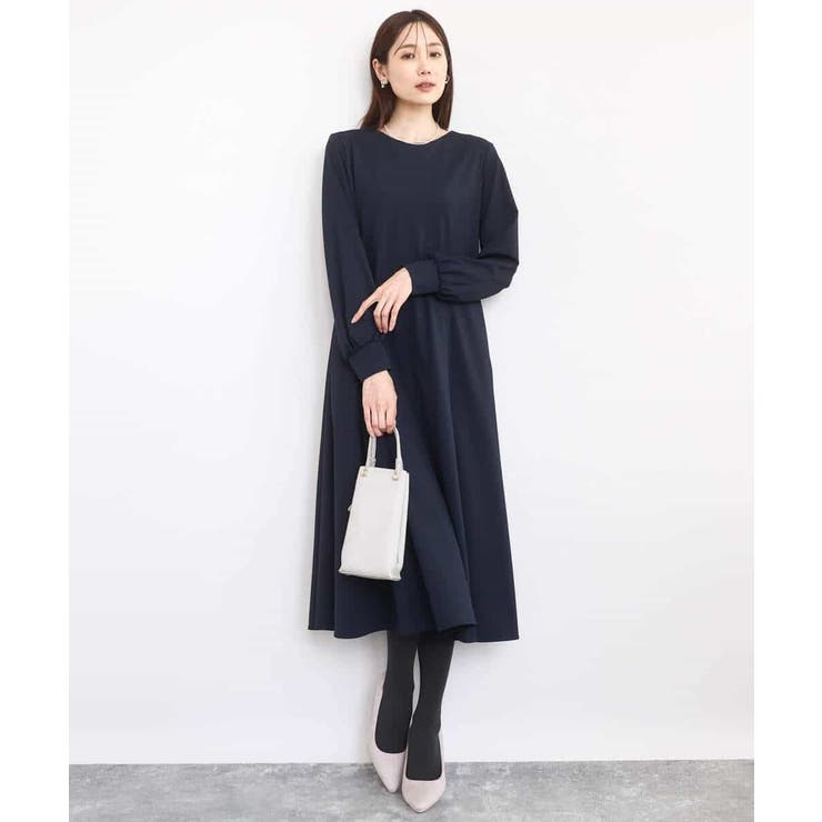 ツイルジャージーワンピース/洗える | MK MICHEL KLEIN | 詳細画像2 