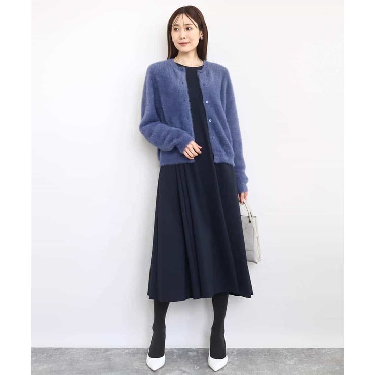 ツイルジャージーワンピース/洗える | MK MICHEL KLEIN | 詳細画像7 