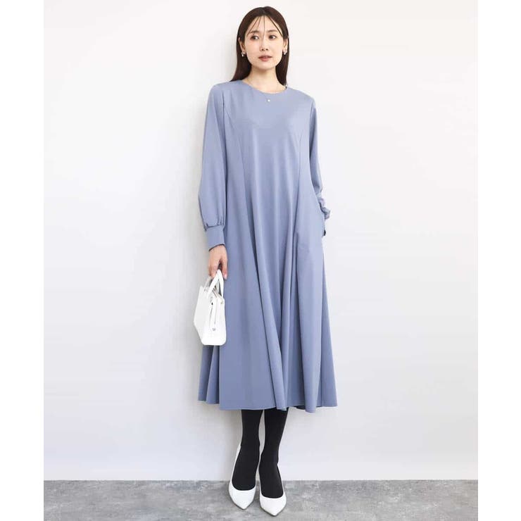 ツイルジャージーワンピース/洗える | MK MICHEL KLEIN | 詳細画像8 