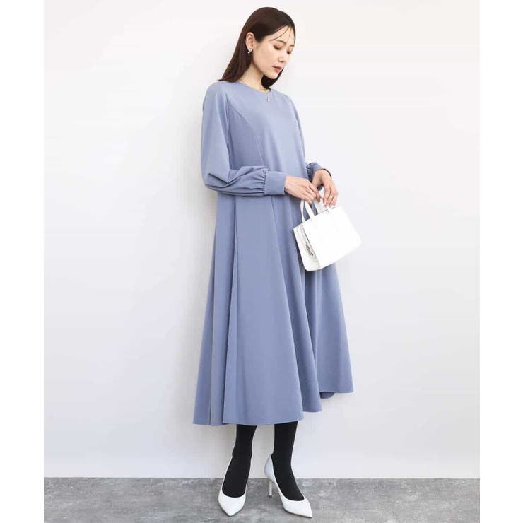 ツイルジャージーワンピース/洗える | MK MICHEL KLEIN | 詳細画像9 