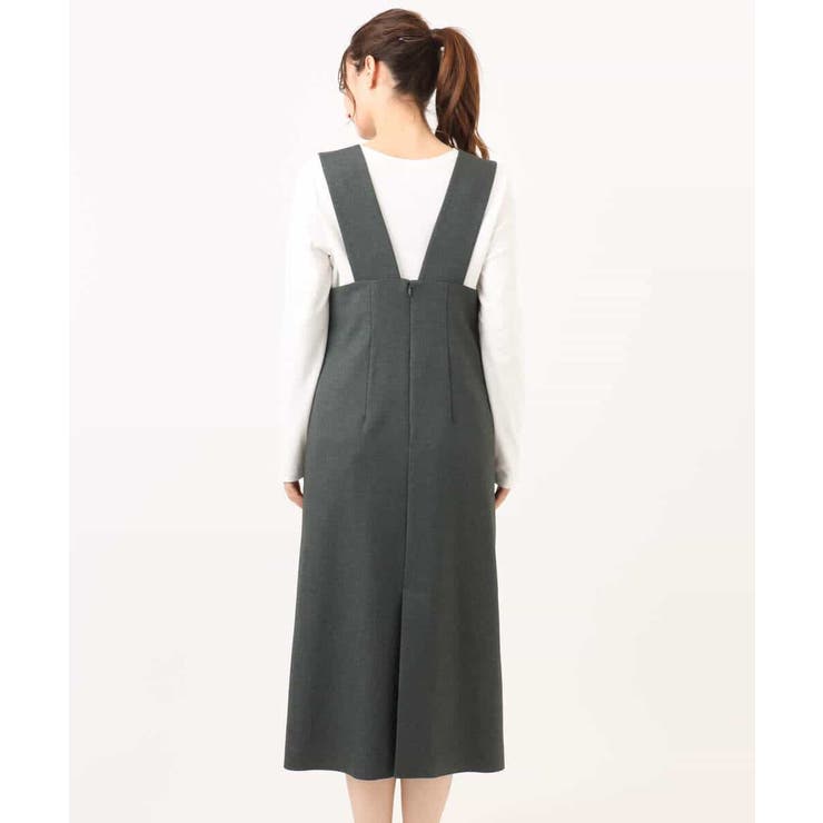 ウールライクVネックジャンパースカート/洗える | MK MICHEL KLEIN | 詳細画像19 