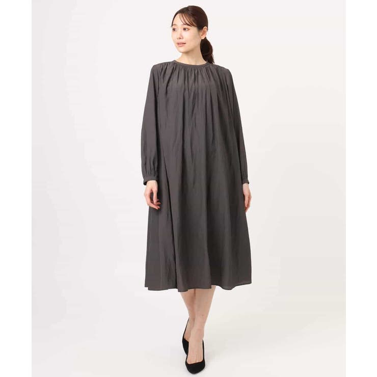 サテンギャザーワンピース/洗える | MK MICHEL KLEIN | 詳細画像19 
