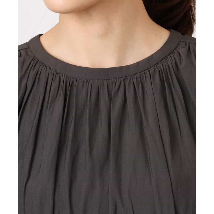 サテンギャザーワンピース/洗える | MK MICHEL KLEIN | 詳細画像22 