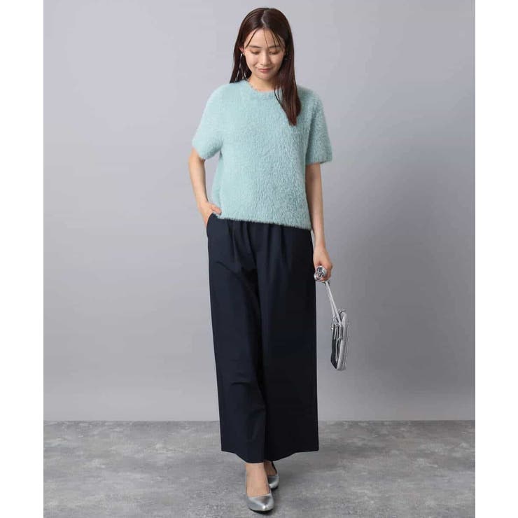 半袖シャギーニット/洗える | MK MICHEL KLEIN | 詳細画像19 