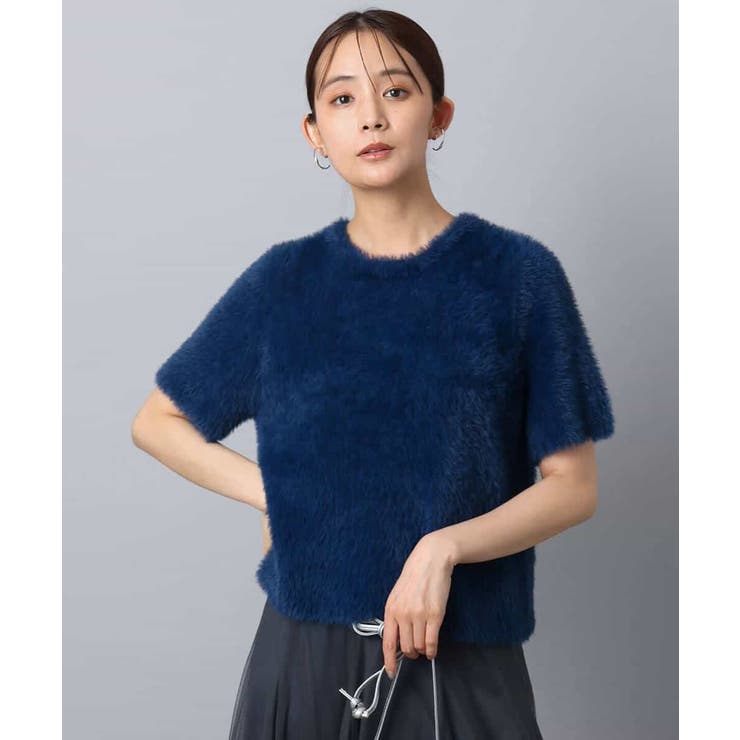 半袖シャギーニット/洗える | MK MICHEL KLEIN | 詳細画像21 