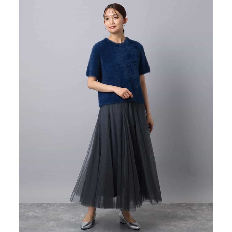 半袖シャギーニット/洗える | MK MICHEL KLEIN | 詳細画像23 