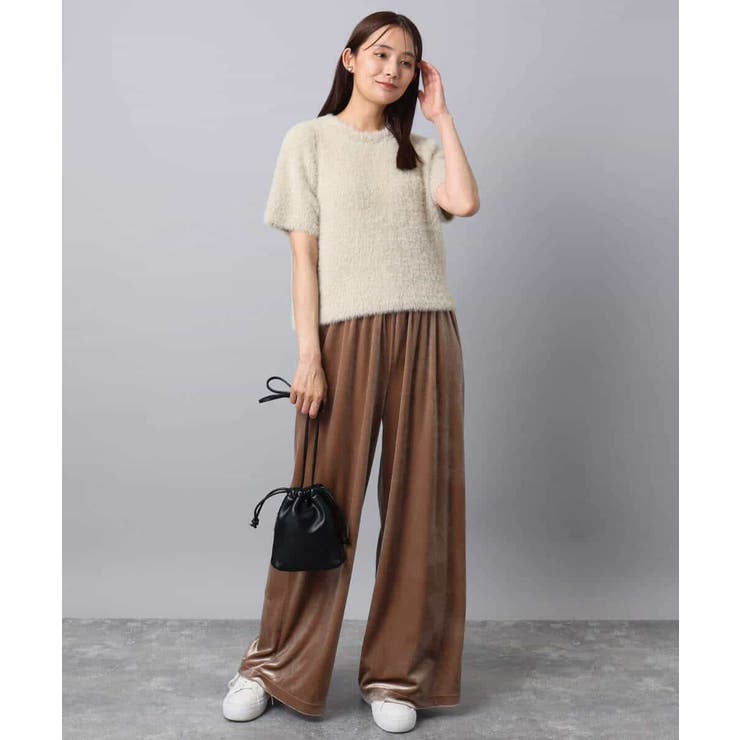 半袖シャギーニット/洗える | MK MICHEL KLEIN | 詳細画像35 