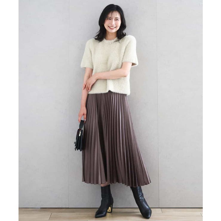 半袖シャギーニット/洗える | MK MICHEL KLEIN | 詳細画像45 