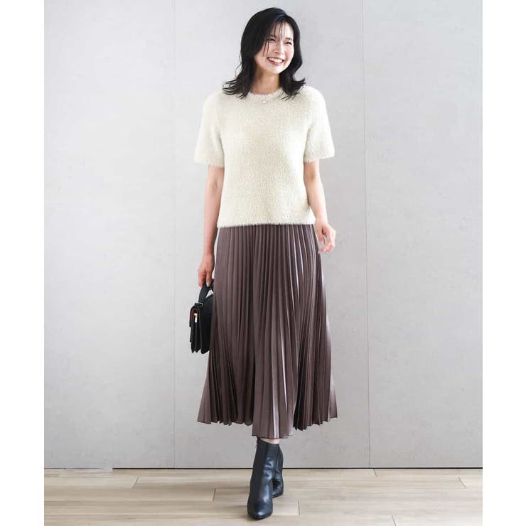 半袖シャギーニット/洗える | MK MICHEL KLEIN | 詳細画像47 