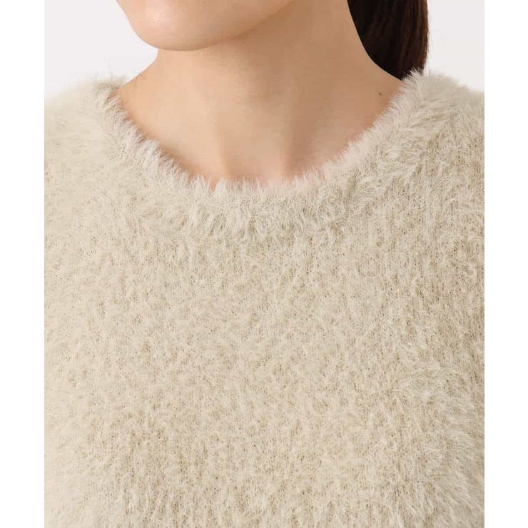 半袖シャギーニット/洗える | MK MICHEL KLEIN | 詳細画像8 