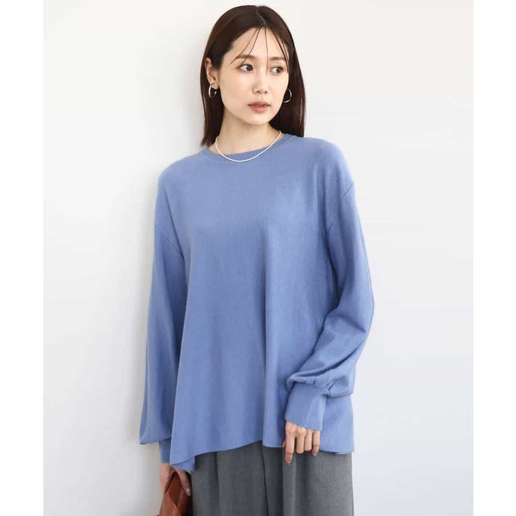 フレアーシルエットチュニックニット/洗える | MK MICHEL KLEIN | 詳細画像17 